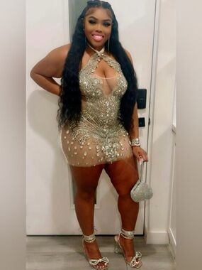 Crystal Embellished Birthday Dress